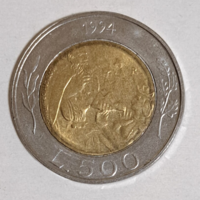 1990. San marino 500 lire 
