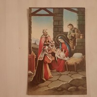 Postcard of the painting in the parish church of St. Rosalia in Temerin (Serbia, Vojvodina).