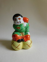 Japán satsuma figura - Daikokuten, a szerencse és a vagyon istene