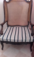 Cane-back armchair 18-19. from Sz.