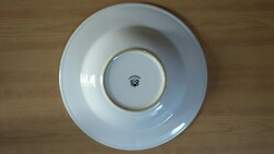A huge (29.5 cm) white porcelain deep plate, possibly a side dish