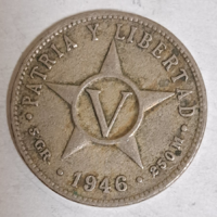 1946 Cuba 5 centavos (554)