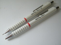 Retro white rotring tikky ii fountain pen and ballpoint pen