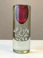 Jaroslav svoboda bohemian glass bubble multi-layer retro design glass vase