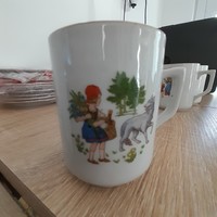 Zsolnay fairytale mug