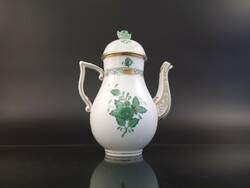 Herend green appony pattern jug pouring jug
