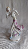 Foreign porcelain lady statue