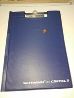 Schwinn Csepel writing board with cover + badge