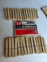 Retro fa ruhaszárito csipesz