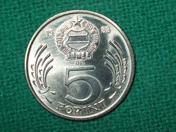 5 forints! 1983! It was not in circulation! Greenish!