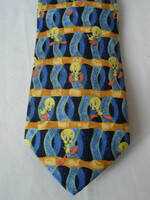 Warner bros beak silk tie