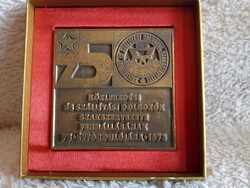 Bronze commemorative plaque