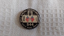 1946 General drivers and helpers 544 badge u.S.A.