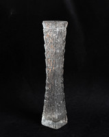 Mid-century modern design üveg váza - skandináv stílusú retro szálváza