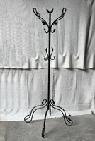 Wrought iron, free-standing clothes hanger, contemporary industrial art product 184 cm