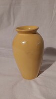 Retro yellow ceramic vase