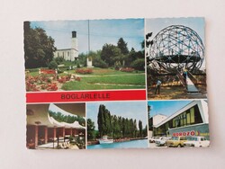 Régi képeslap Balaton fotó levelezőlap Boglárlelle 1981
