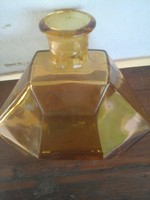 Artdeco amber vase,