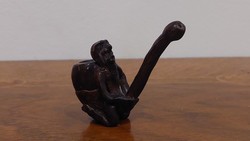 Pikáns, figurális erotikus kerámia pipa