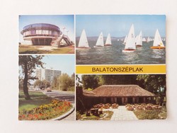 Old postcard Balatonszéplak photo postcard 1980