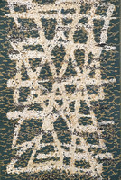 Large retro modernist carpet - cságoly skármá