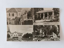 Old postcard Balatonszepezd photo postcard 1957