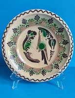 Karcagi folk ceramic wall plate wall decoration bowl plate