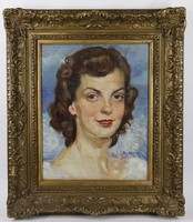 Boldizsár István (1897-1984): Major Ida (Kellér Dezsőné) színművész arcképe