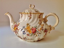 Sarreguemines large teapot - louis xv