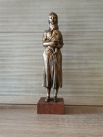 Bronze statue of R. Kiss Lenke