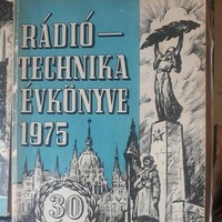 Retro  TV/Radio / Retro radiotechnika Évkönyve 1975.- szocialista design, gyüjtői darab