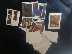 Andy warholl 10 complete set of official postcards - screen printing