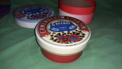 Gyönyörű G.MECAUT francia CAMAMBERT sajt porcelán kör tartó vadiúj dobozával receptel képek szerint