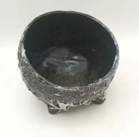 Retro kaspo, ikebana, vase 12 cm high, mouth 12 cm wide