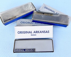 Original Arkansas fenőkő német gyártmány 1980 évekből, nem használt hibátlan eredeti csomagolás