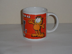 Bakó gift porcelain mug, cup (garfild)