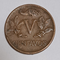 1959. Colombia 5 centavos (581)
