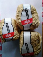 Gold colored knitting yarn for sale