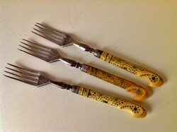 Antique forks with bone handles - Balkan 1870 - 1880