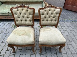 Neobaroque chairs and armchair
