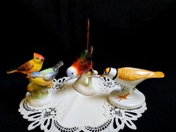 2 db Bodrogkeresztúri kerámia madár, madárpár + egy ajándék porcelán madár (2)