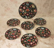 From HUF 1! Beautiful Chinese, hand-painted 7-piece porcelain cake set
