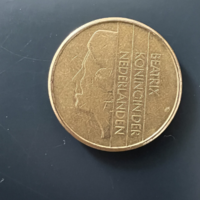 Netherlands 5 gulden beatrix | coin 1989 1987 - 2001