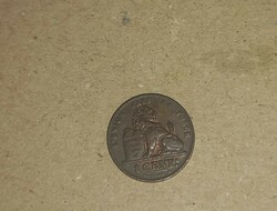 1907 1 centime Belgium aunc