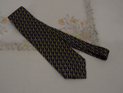 Equestrian silk tie with bridle