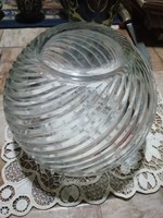 Art deco gömb váza hibátlan állapotban jó nehéz