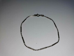 Marked Italian silver thin bracelet