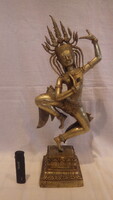 Thai religious large-scale copper statue 41 cm, 2.5 kg