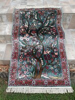 Beautiful Indian cashmere silk carpet with tree of life
