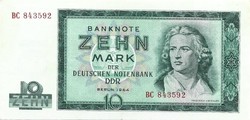10 márka 1964 NDK Németország 3. aUNC